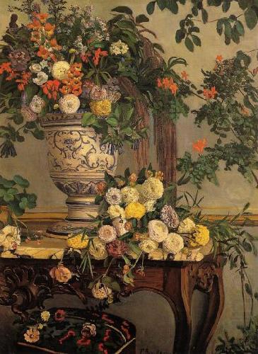 Frederic Bazille Flowers china oil painting image